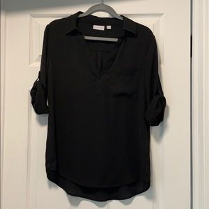 New York & Company black button down shirt